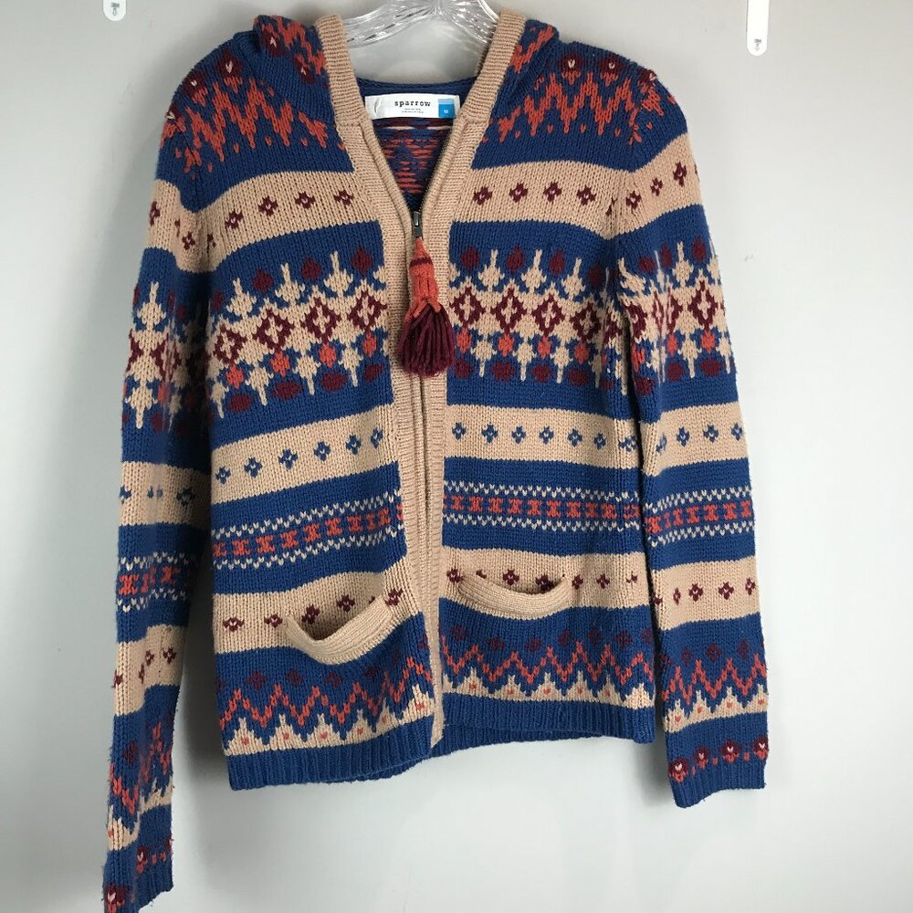 Sparrow Multicolor Patterned Cardigan - image 1